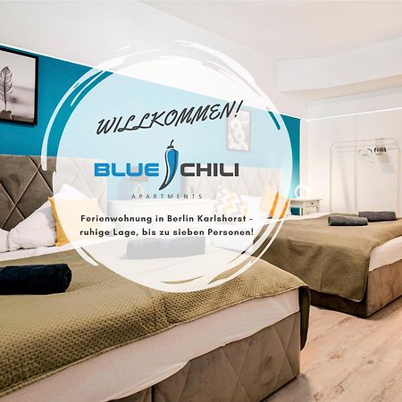Blue Chili 31 - Stadtwohnung Fuer 7 - Modern Zentral Karlshorst Wlan Берлин Экстерьер фото